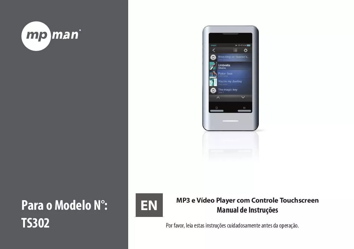 Mode d'emploi MPMAN TS 302