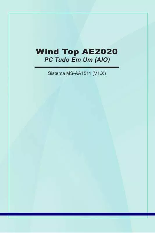 Mode d'emploi MSI WIND TOP AE2020