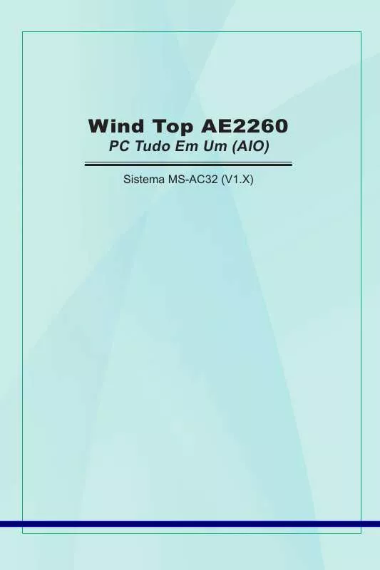 Mode d'emploi MSI WIND TOP AE2260