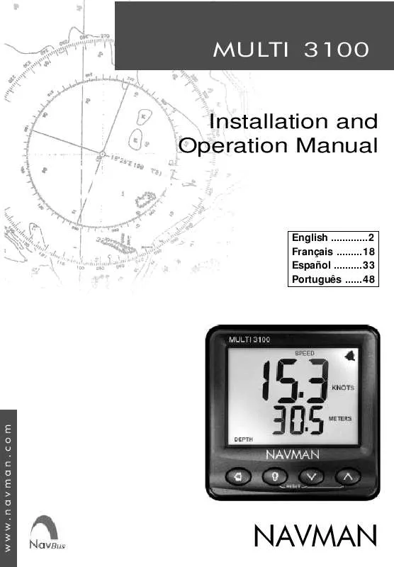 Mode d'emploi NAVMAN MULTI 3100