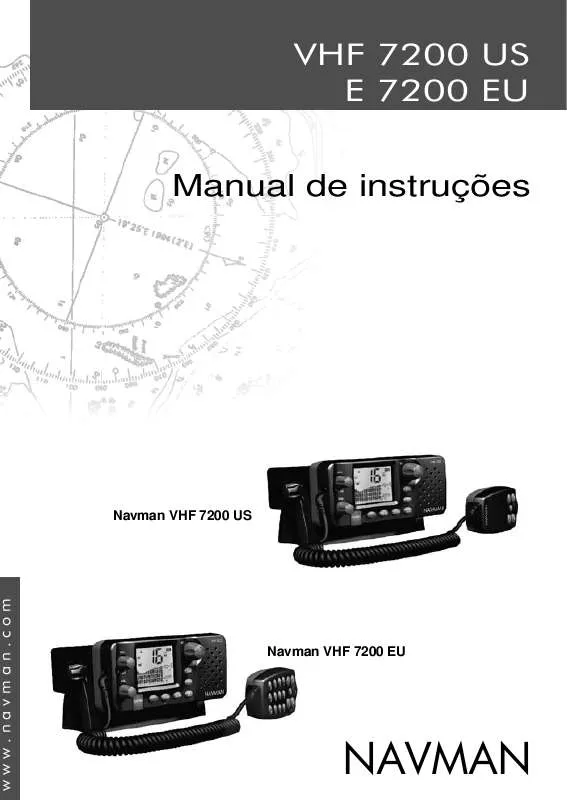 Mode d'emploi NAVMAN VHF 7200US