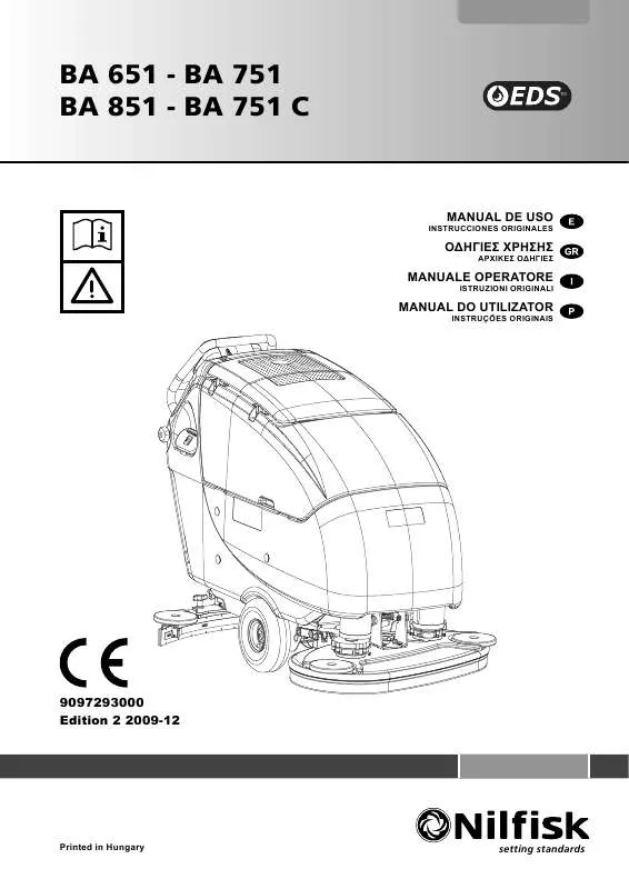 Mode d'emploi NILFISK BA 651