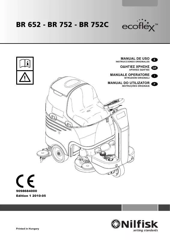 Mode d'emploi NILFISK BR 752C