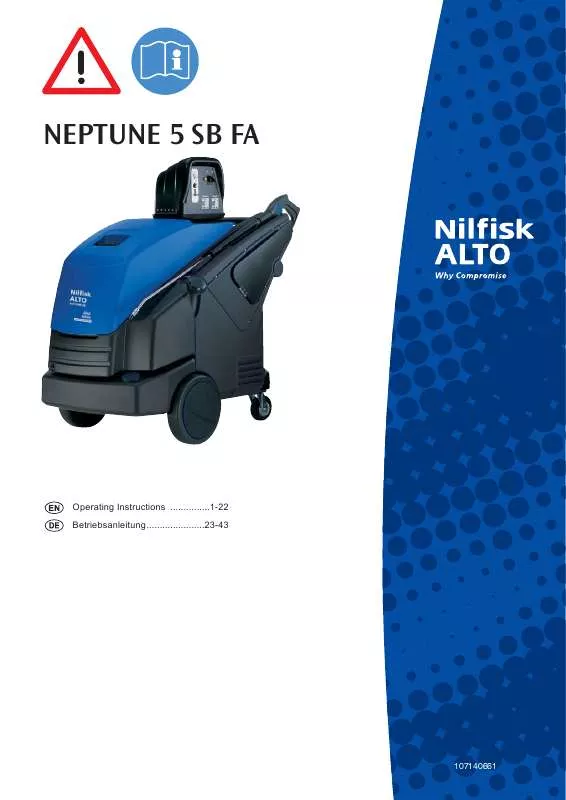 Mode d'emploi NILFISK NEPTUNE SB