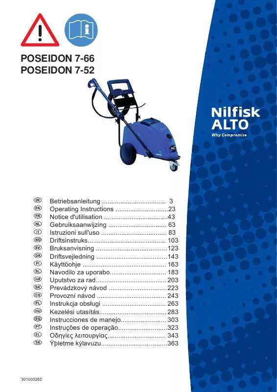 Mode d'emploi NILFISK POSEIDON 7