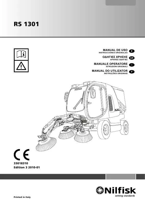 Mode d'emploi NILFISK RS 1301