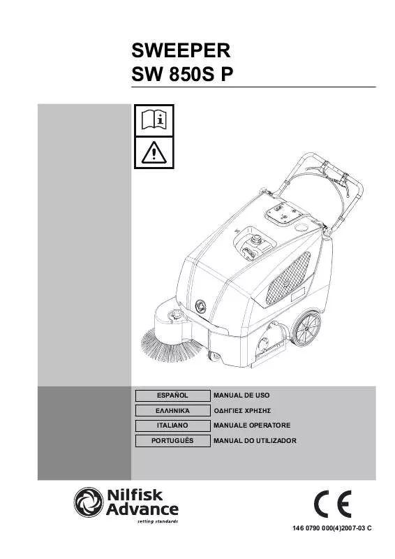 Mode d'emploi NILFISK SW 850S P