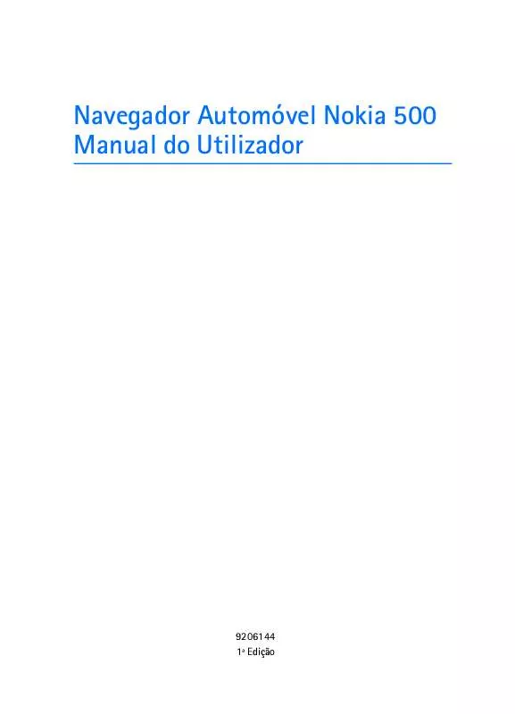 Mode d'emploi NOKIA 500 AUTO NAVIGATION