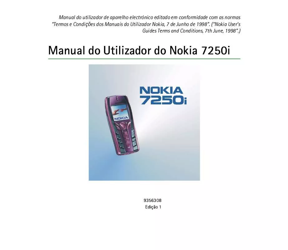 Mode d'emploi NOKIA 7250I