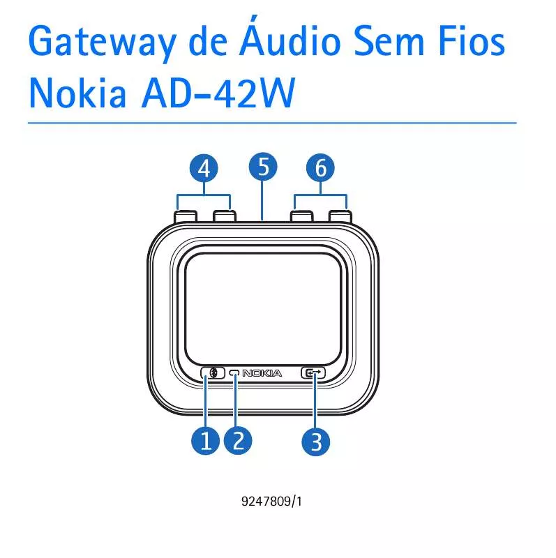 Mode d'emploi NOKIA AD-42W