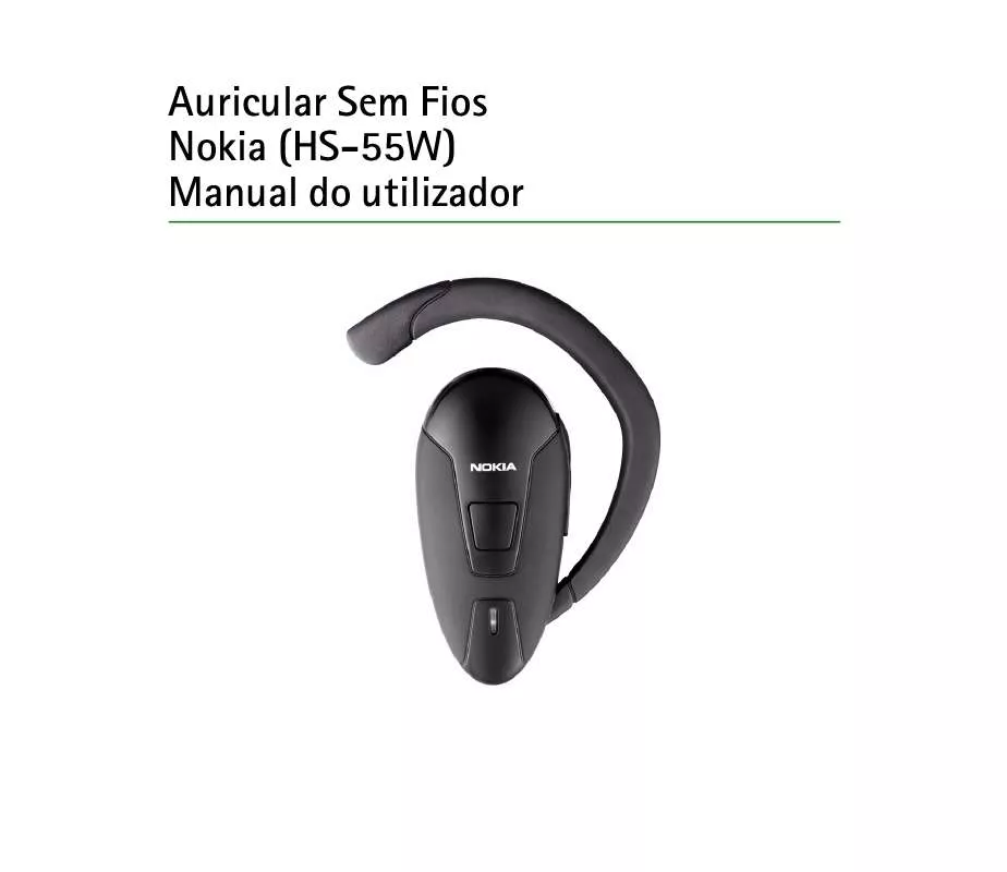 Mode d'emploi NOKIA AURICULAR SEM FIOS HS-55W