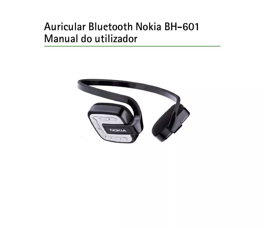 Mode d'emploi NOKIA BLUETOOTH HEADSET BH-601