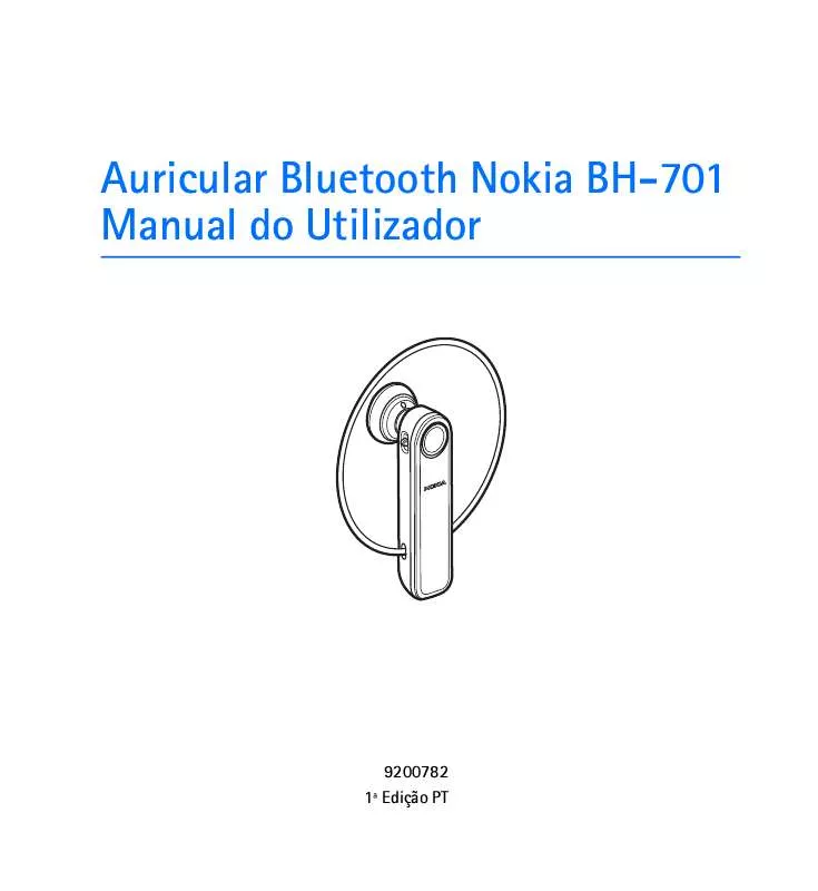 Mode d'emploi NOKIA BLUETOOTH HEADSET BH-701