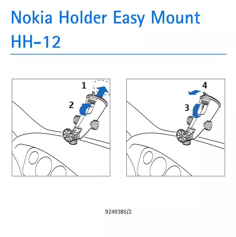 Mode d'emploi NOKIA HH-12