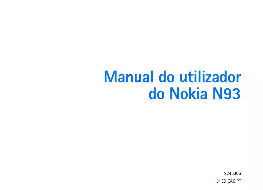 Mode d'emploi NOKIA N93-1