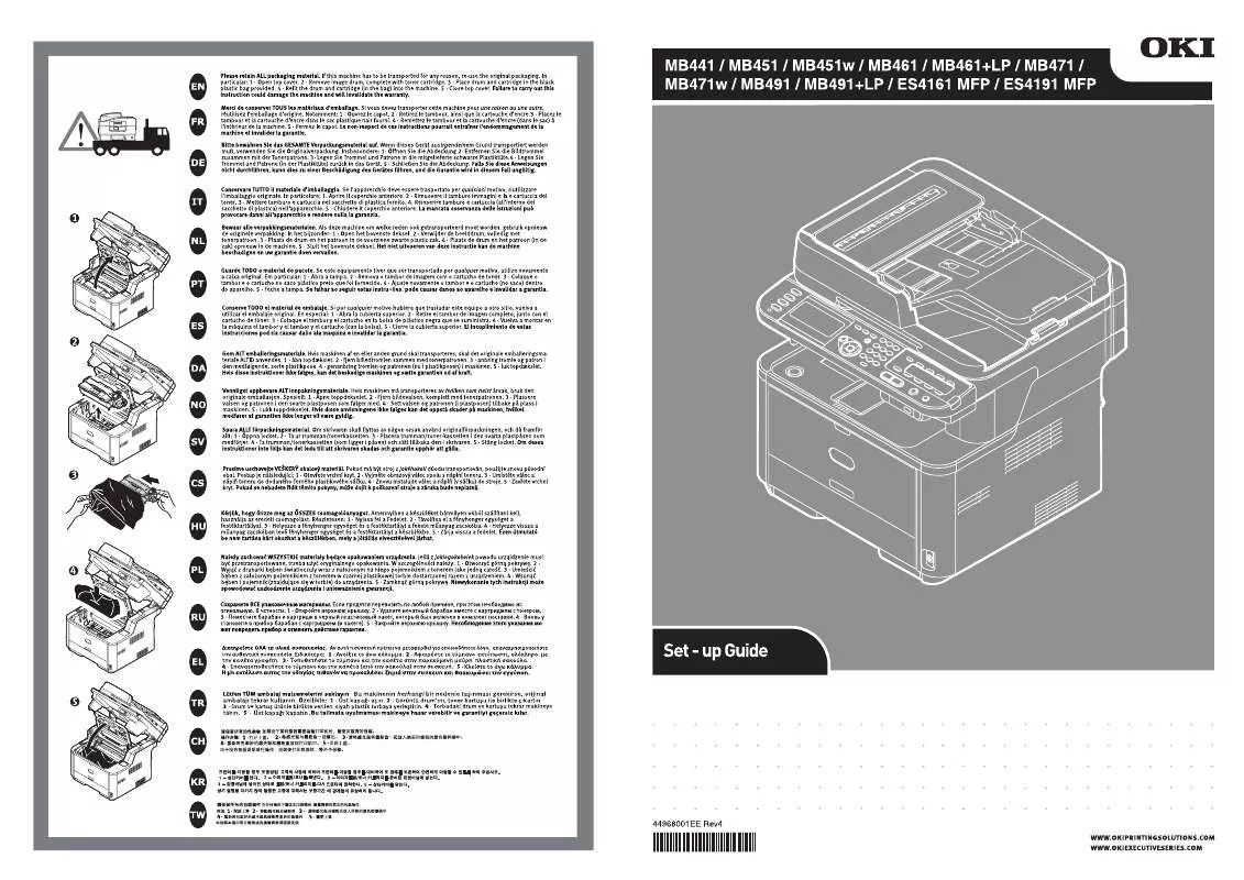 Mode d'emploi OKI MB461