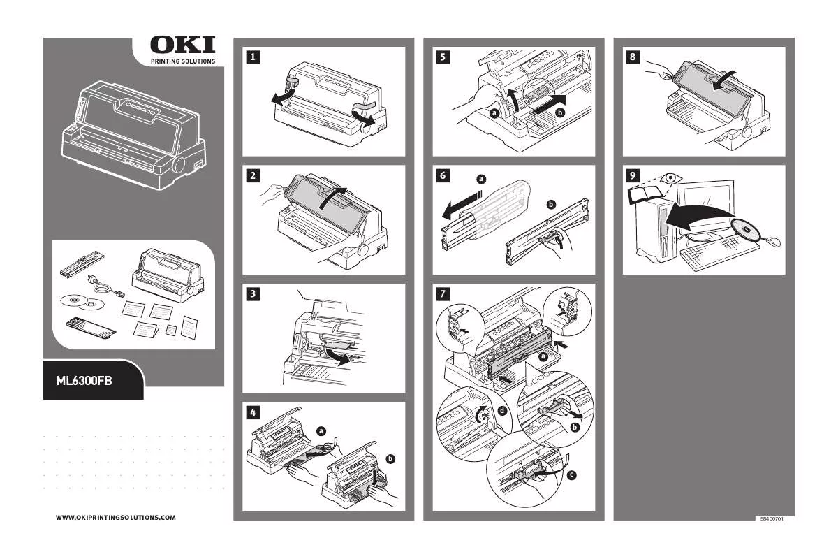 Mode d'emploi OKI ML6300