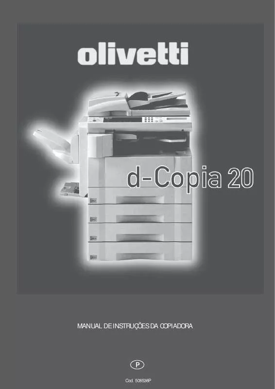 Mode d'emploi OLIVETTI D-COPIA 20