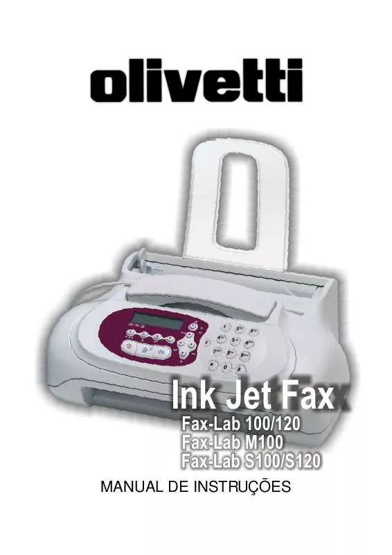 Mode d'emploi OLIVETTI FAX-LAB 120