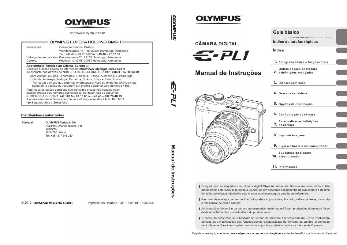 Mode d'emploi OLYMPUS E-PL1