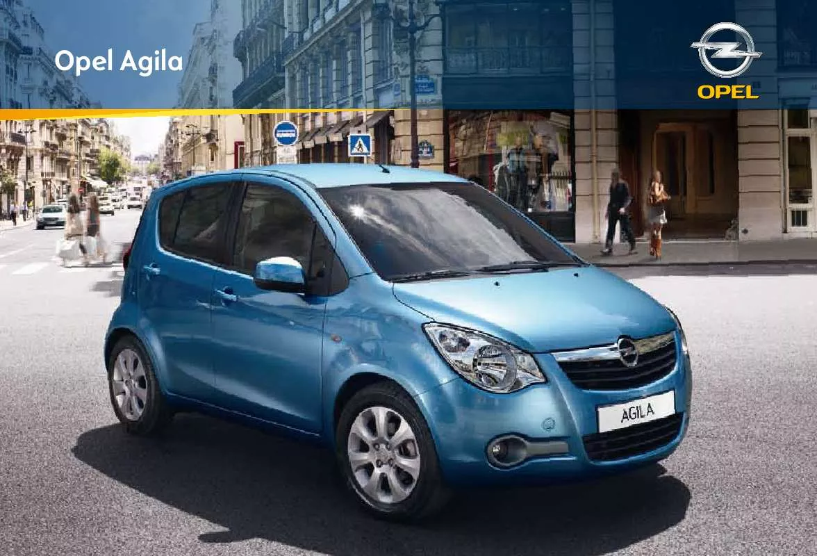 Mode d'emploi OPEL AGILA