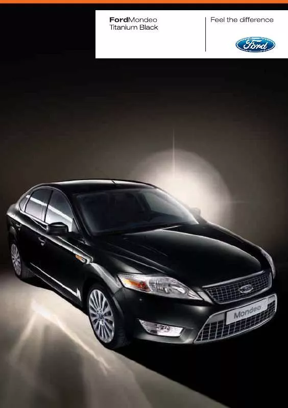 Mode d'emploi OPEL MONDEO TITANIUM BLACK