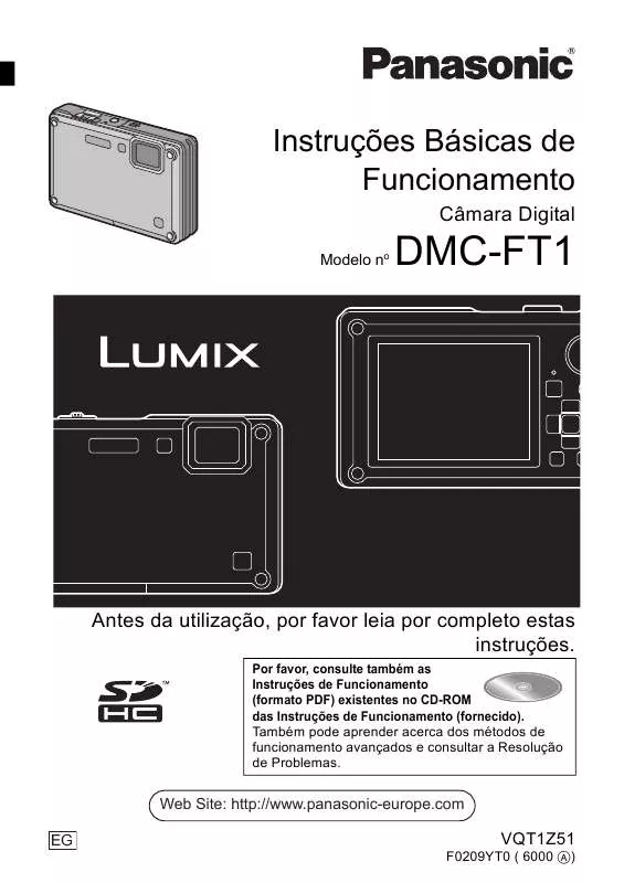 Mode d'emploi PANASONIC LUMIX DMC-FT1