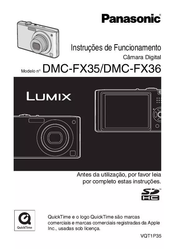 Mode d'emploi PANASONIC LUMIX DMC-FX35