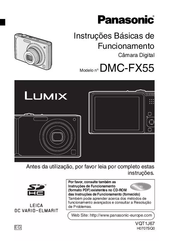Mode d'emploi PANASONIC LUMIX DMC-FX55