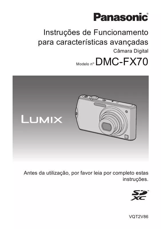 Mode d'emploi PANASONIC DMCFX70EF