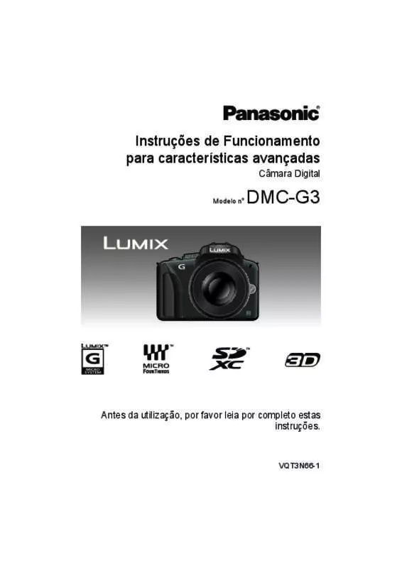 Mode d'emploi PANASONIC LUMIX DMC-G3XEC