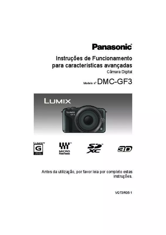 Mode d'emploi PANASONIC LUMIX DMC-GF3EF