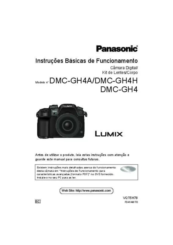 Mode d'emploi PANASONIC DMC-GH4HEC