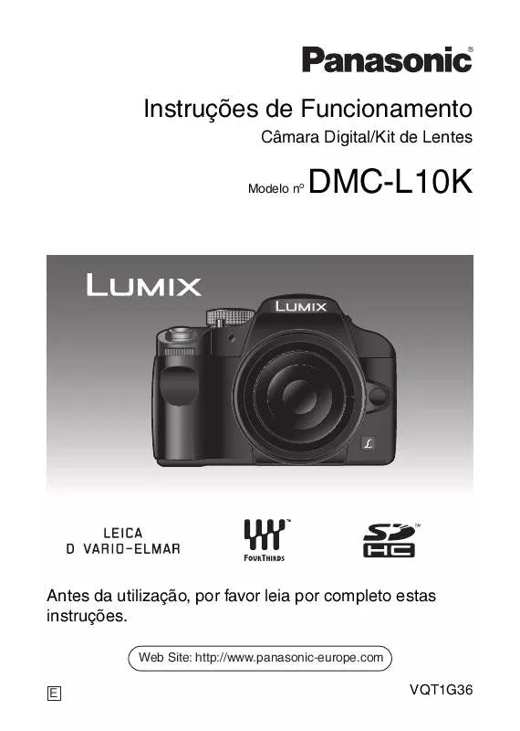 Mode d'emploi PANASONIC LUMIX DMC-L10K