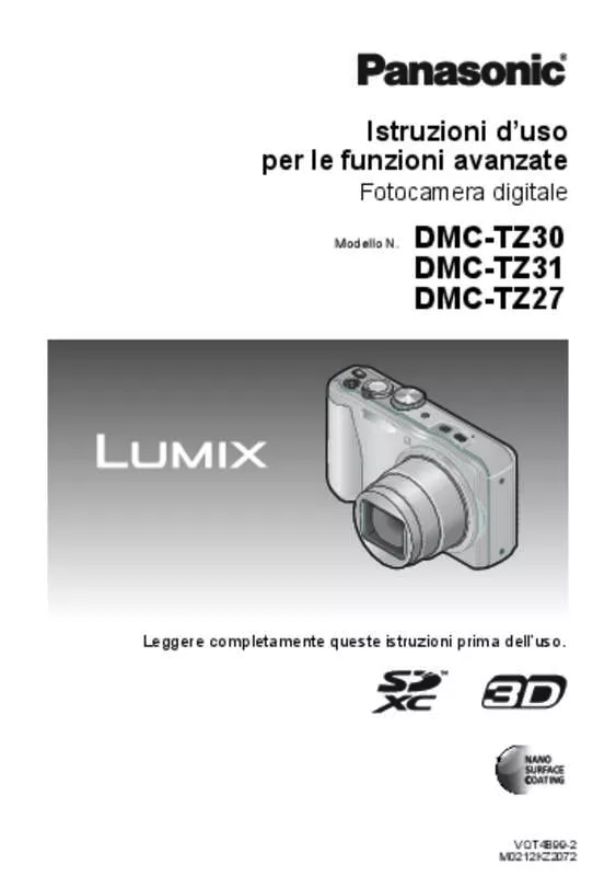 Mode d'emploi PANASONIC LUMIX DMC-TZ31EF