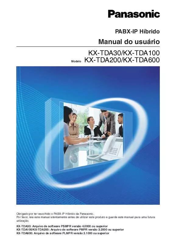 Mode d'emploi PANASONIC KX-TDA600
