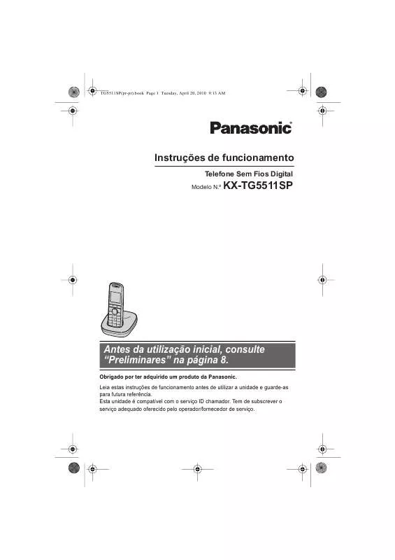 Mode d'emploi PANASONIC KXTG5511SP