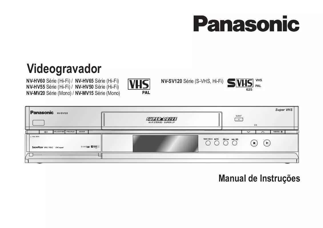 Mode d'emploi PANASONIC NV-HV50