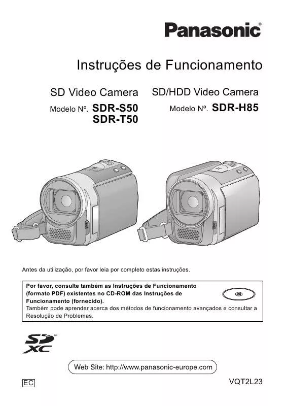 Mode d'emploi PANASONIC SD-RH85