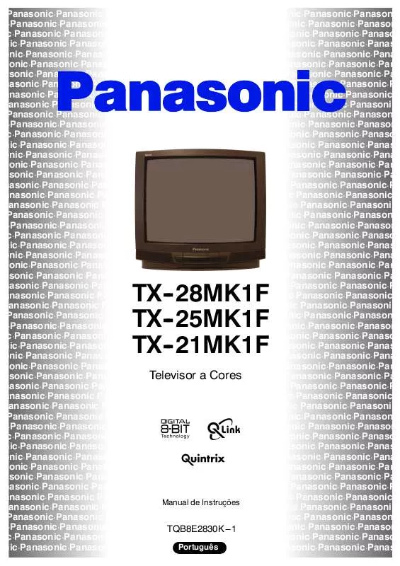 Mode d'emploi PANASONIC TX-25MK1F