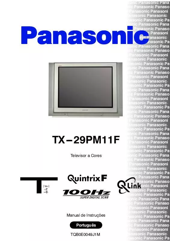 Mode d'emploi PANASONIC TX-29PM11F