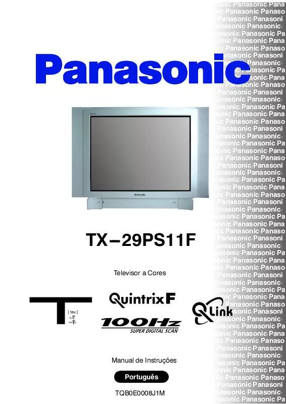 Mode d'emploi PANASONIC TX-29PS11F