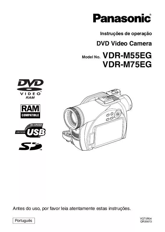 Mode d'emploi PANASONIC VDR-M75EG