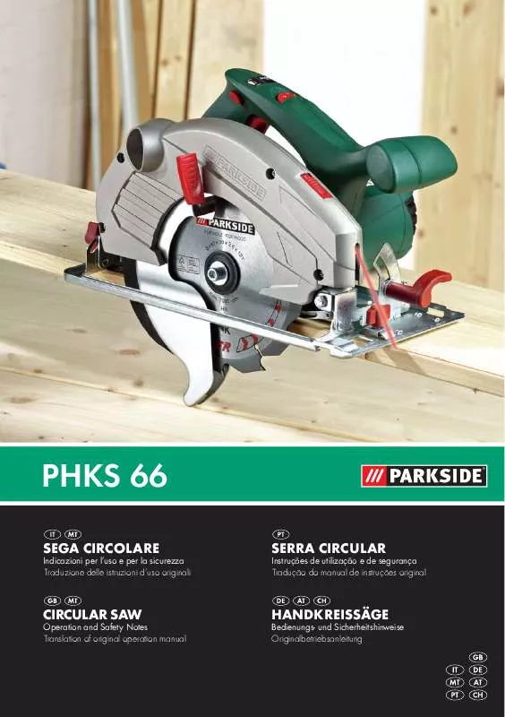 Mode d'emploi PARKSIDE KH 3026 CIRCULAR SAW