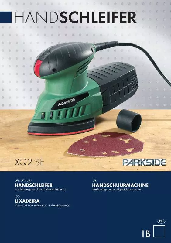 Mode d'emploi PARKSIDE KH 3029 HAND-HELD SANDER