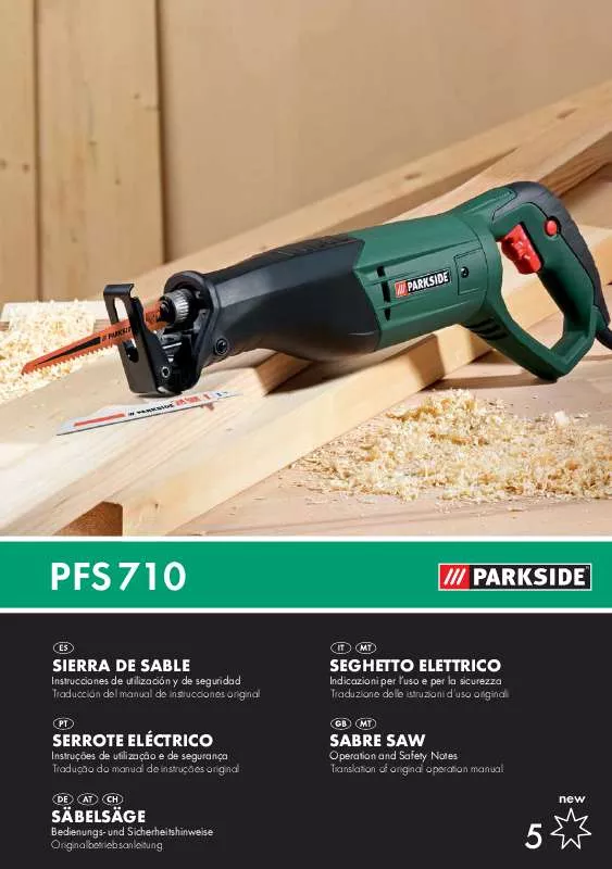 Mode d'emploi PARKSIDE KH 3052 SABRE SAW