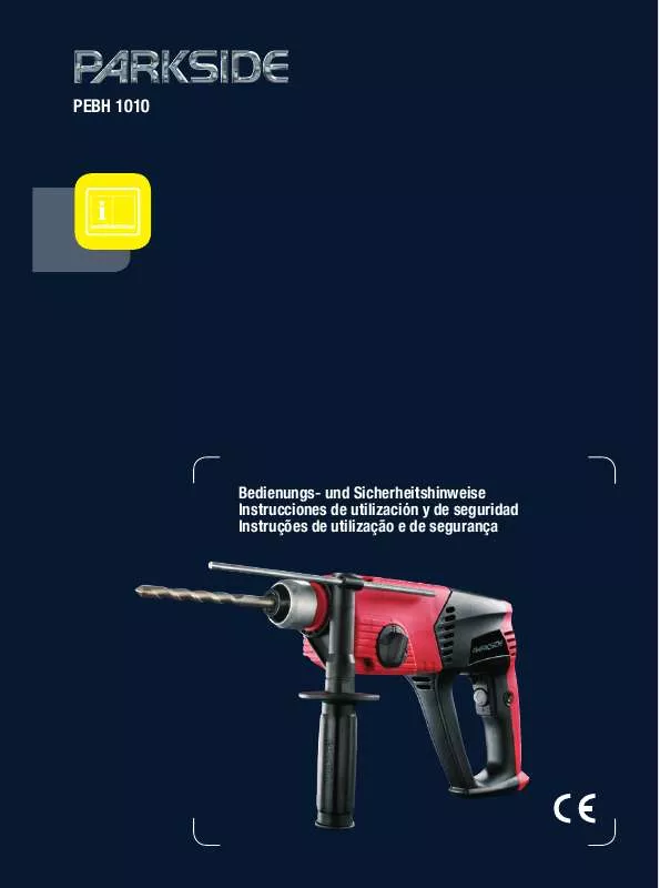 Mode d'emploi PARKSIDE KH 3162 PNEUMATIC HAMMER DRILL