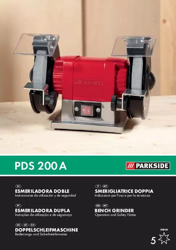 Mode d'emploi PARKSIDE KH 3167 BENCH GRINDER