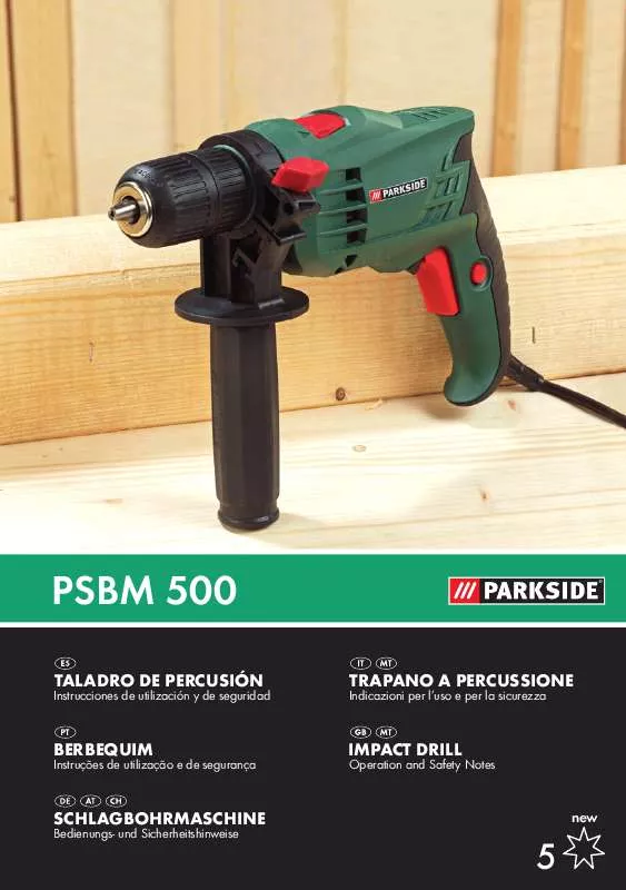 Mode d'emploi PARKSIDE PSBM 500