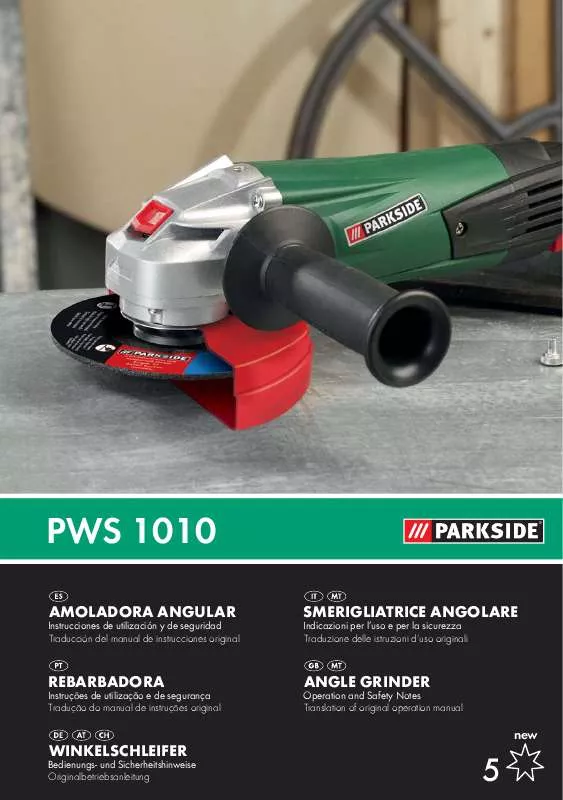 Mode d'emploi PARKSIDE PWS 1010